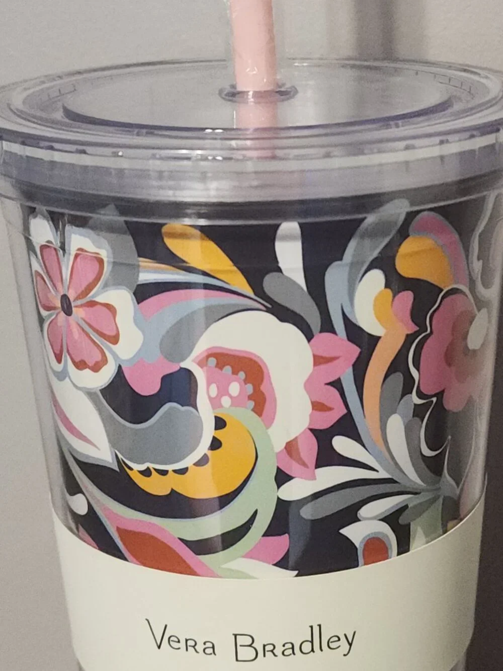 Vera Bradley 24oz Travel Tumbler Mod Paisley Design